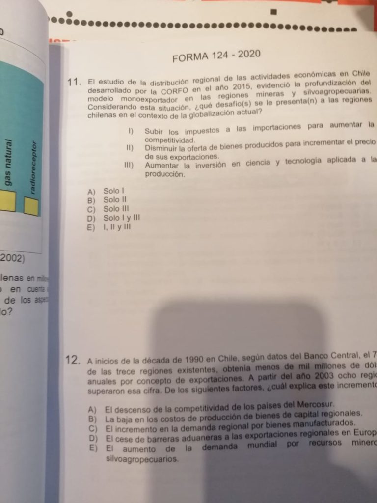 Minuto a minuto: Supenden Prueba de Historia por filtración de una de las Fórmulas