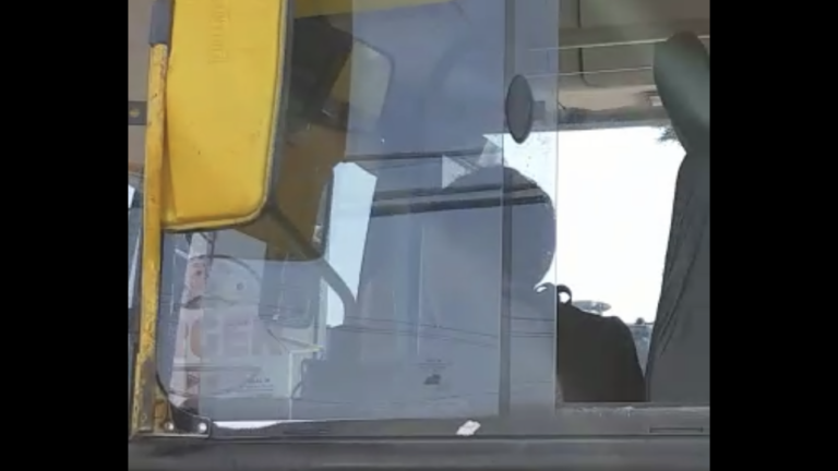 Increíble: Niño manejó bus del Transantiago en plena avenida Concha y Toro