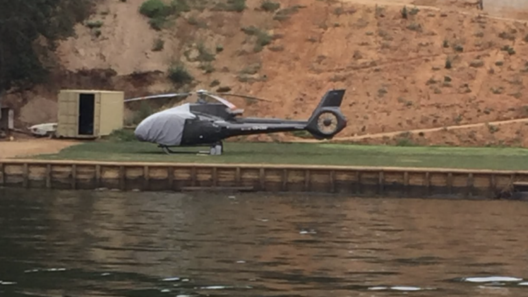 Santiaguinos adinerados se fueron en helicóptero a sus segundas viviendas