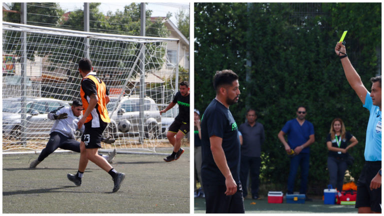 [Video] Alcalde Codina participa de animado partido de fútbol por la Teletón que arbitró Julio Bascuñán