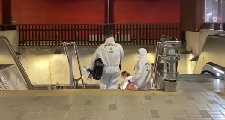 Funcionario PDI frustra intento de asalto en el Metro