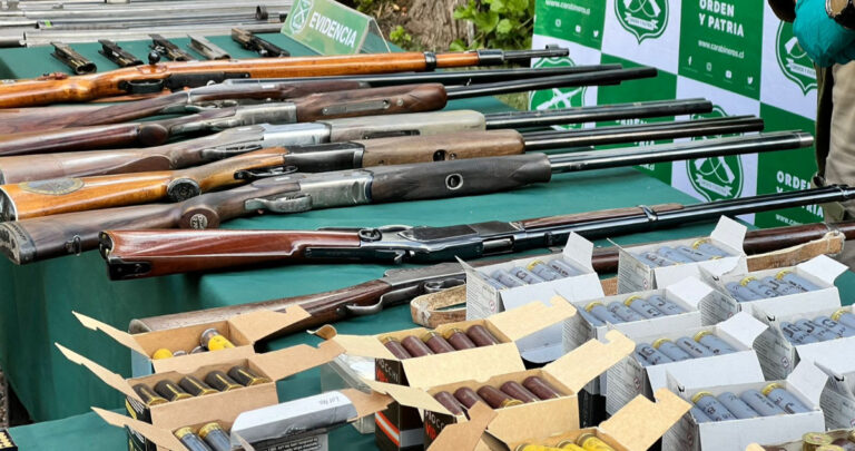 Desarticulan banda de adultos mayores que mantenía taller clandestino de armas