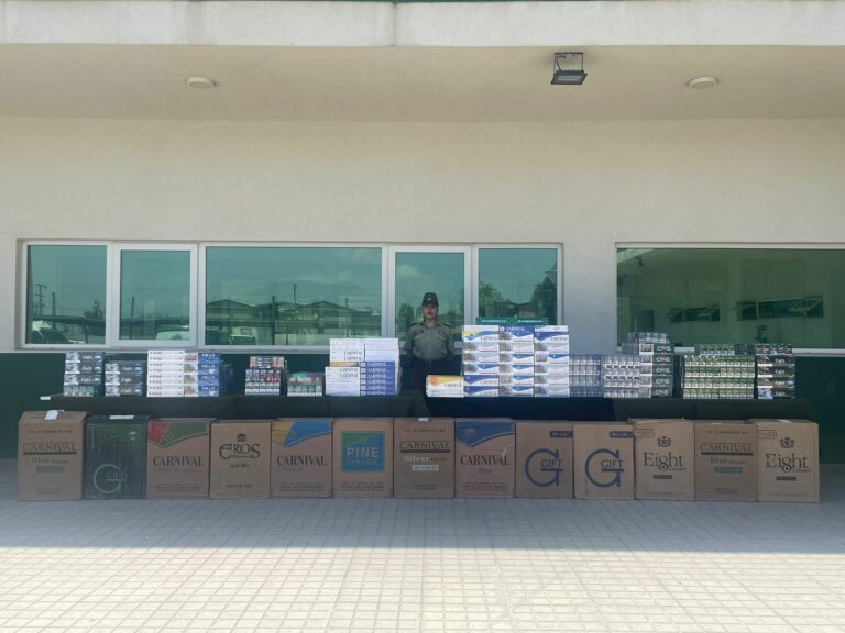 En Bajos de Mena incautaron 16 millones de pesos en cigarros de contrabando