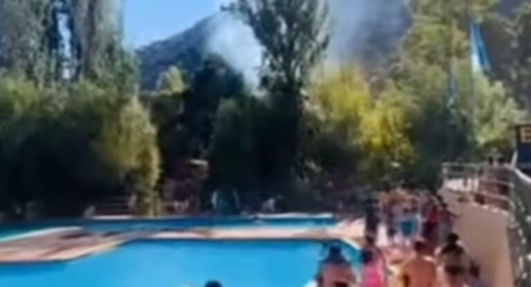 Se sospecha que volcamiento de parrilla sería el origen de gigantesco incendio forestal en el Cajón del Maipo