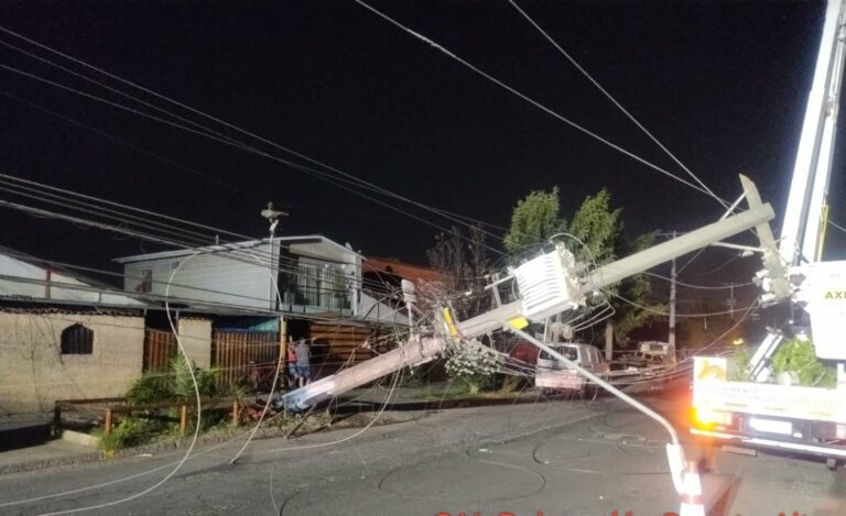 Reportan corte de suministro eléctrico en Puente Alto