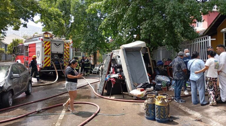 Se incendió casa en condominio de Ciudad del Este