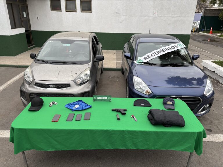 Carabineros desbarata banda vinculada a robos en Puente Alto y San Miguel: todos los detenidos tienen antecedentes
