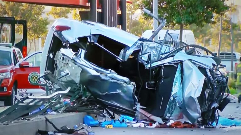 Tragedia vial en La Pintana: dos fallecidos y un parto de emergencia en plena vía pública
