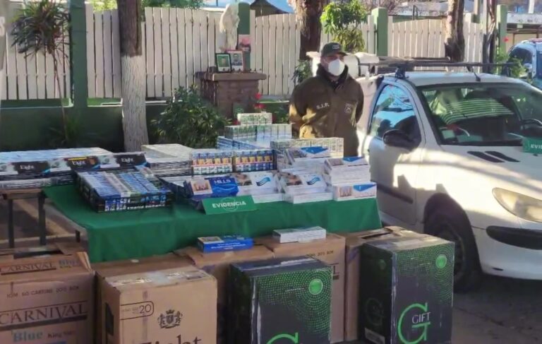 Capturan a uno de los principales surtidores de cigarrillos de contrabando en Puente Alto