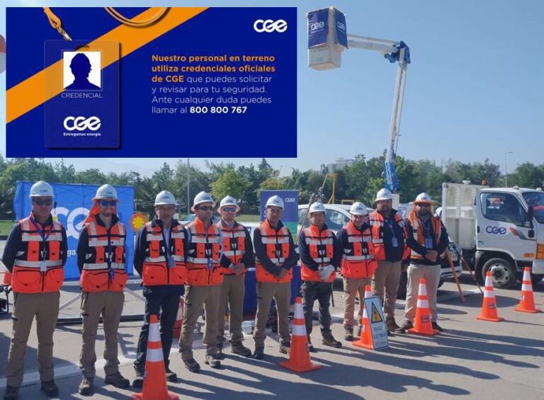 CGE alerta sobre falsos contratistas que estarían pidiendo dinero en efectivo a clientes y reitera protocolo de identificación