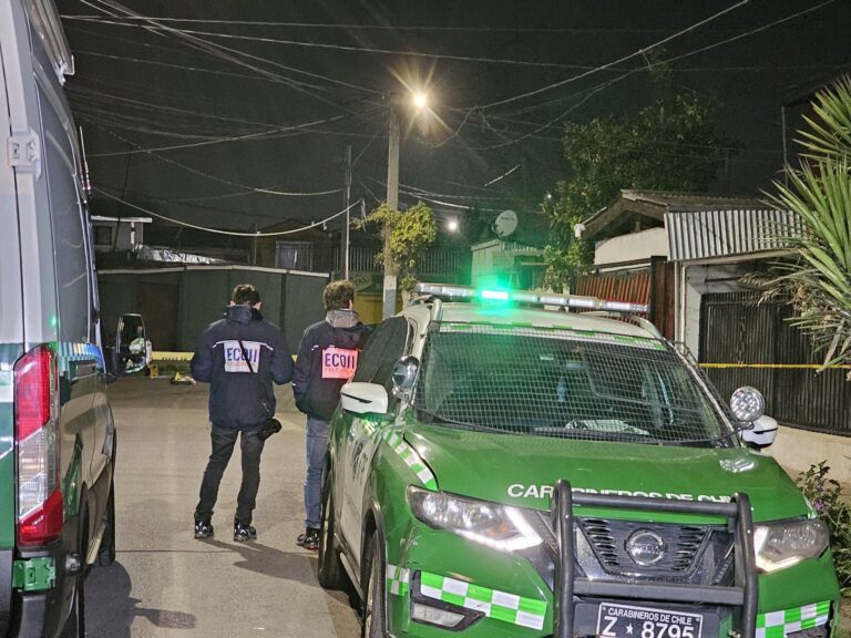 Le dispararon en la cara: joven es acribillado frente a un domicilio en La Pintana