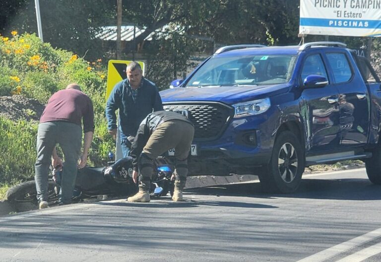 AHORA: Accidente en Puente El Manzano mantiene tránsito cortado