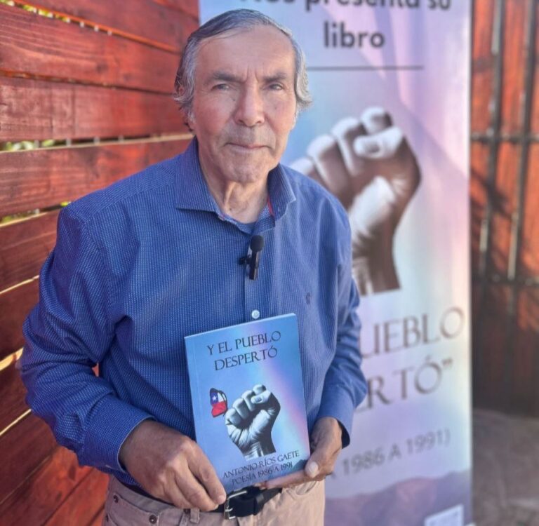 Poeta Antonio Ríos Gaete presenta en Puente Alto su libro “Y el Pueblo Despertó”