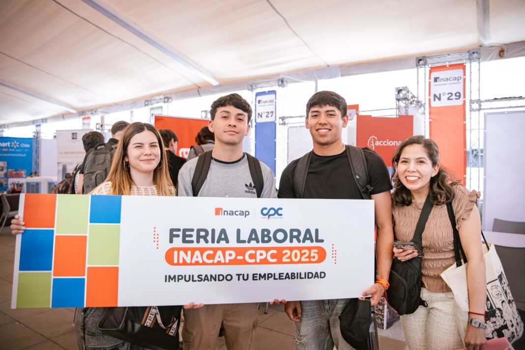 Feria Laboral INACAP-CPC reunió a más de 105 mil personas y ofreció más de 25 mil oportunidades en todo Chile