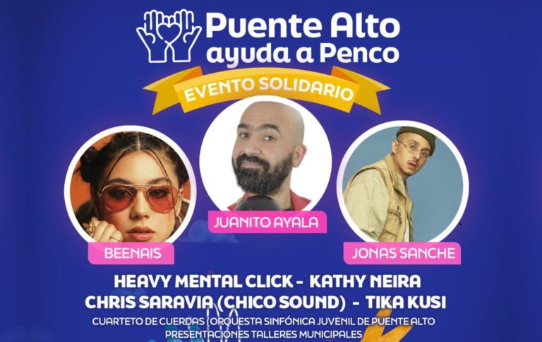 Hoy en el frontis de la Municipalidad: evento “Puente Alto ayuda a Penco” reunirá donaciones para familias damnificadas