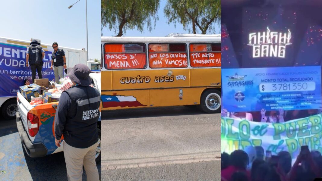 Puente Alto se volcó en solidaridad para apoyar a los afectados por incendios en el sur del país