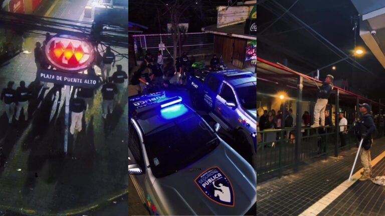 Hallan lanzas y fierros ocultos en paraderos durante operativo en la Plaza de Puente Alto