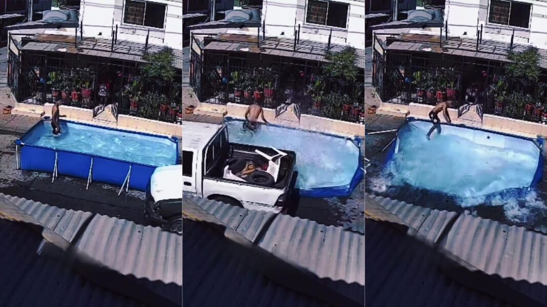 Detienen a conductor ebrio tras atropellar piscina y embestir a funcionario municipal