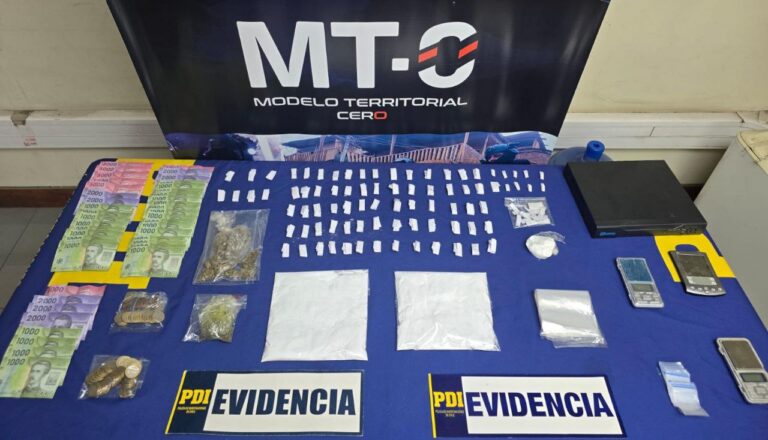 Más de $16 millones en droga incautada y dos mujeres detenidas tras procedimiento de la PDI en Mamiña y El Mariscal