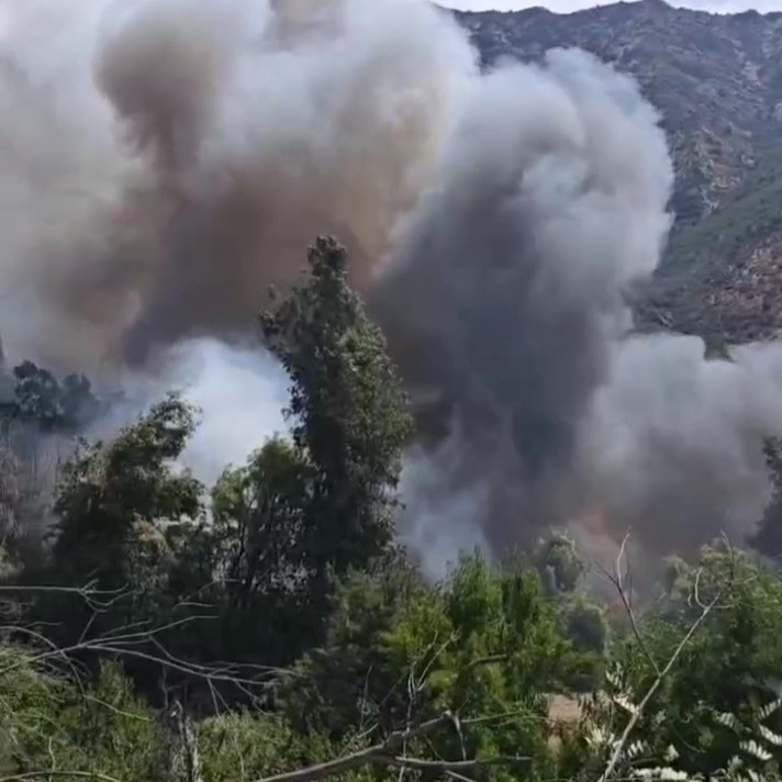 Siete casas destruidas en incendio forestal en San José de Maipo