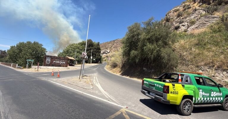 Controlado el incendio forestal en Pirque: Se mantiene Alerta Roja por calor extremo