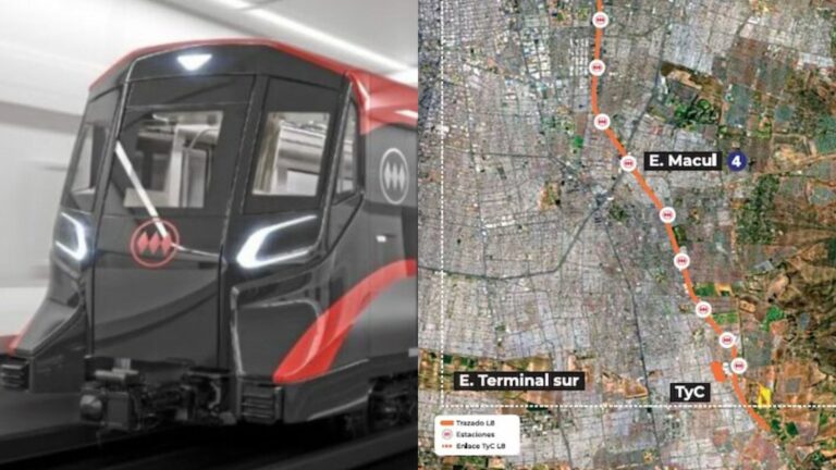 Línea 8 cada vez más cerca: SEA recomienda aprobar el trazado que unirá Puente Alto con Providencia