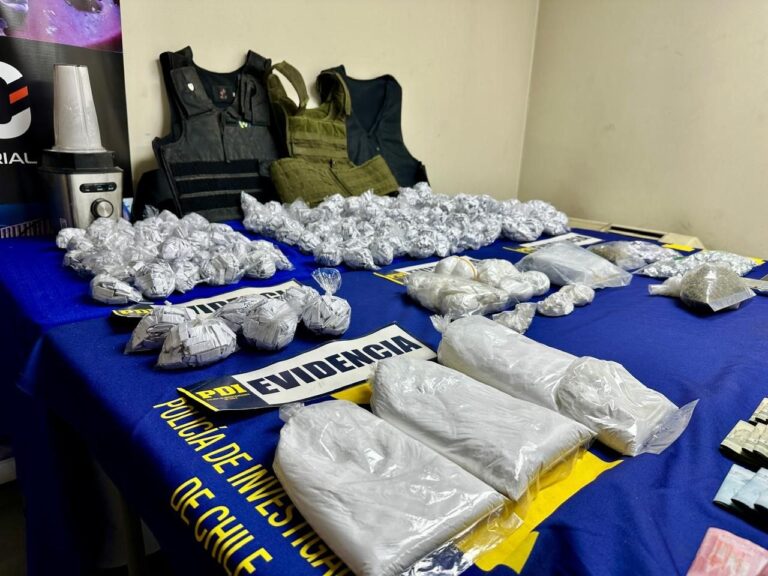PDI desbarata puntos de venta de droga en Puente Alto: incautan sustancias avaluadas en más de $81 millones