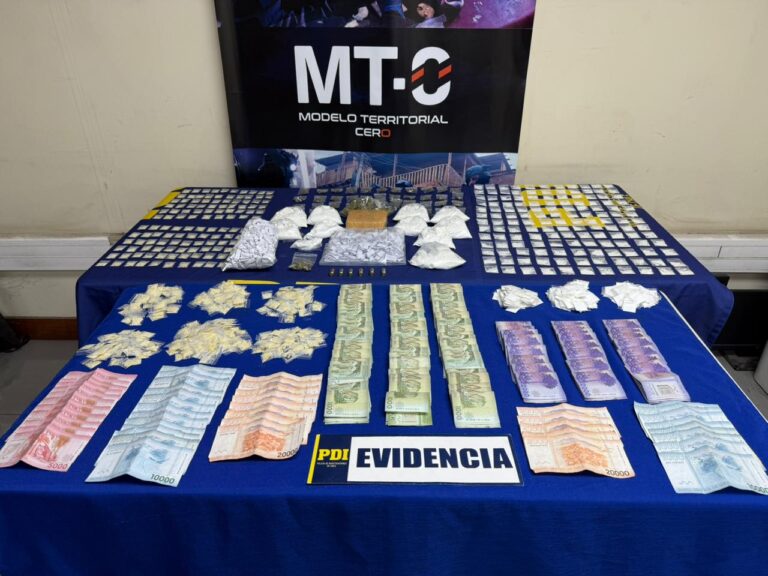 Microtráfico en Puente Alto: PDI allana 10 casas, detiene a 13 personas y decomisa $48 millones en droga