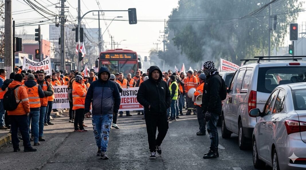 Se agudiza crisis: 700 trabajadores de Pacific Green siguen impagos y vuelven a protestar en Puente Alto