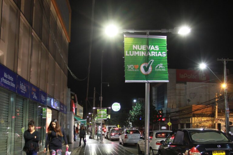 Aseguran más seguridad para Puente Alto con instalación de 12 mil luminarias LED