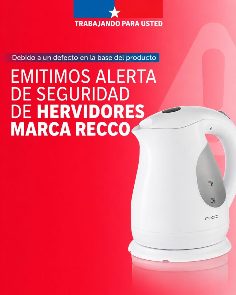 Falabella arriesga multa de $8.580 millones por vender hervidores con graves fallas de seguridad