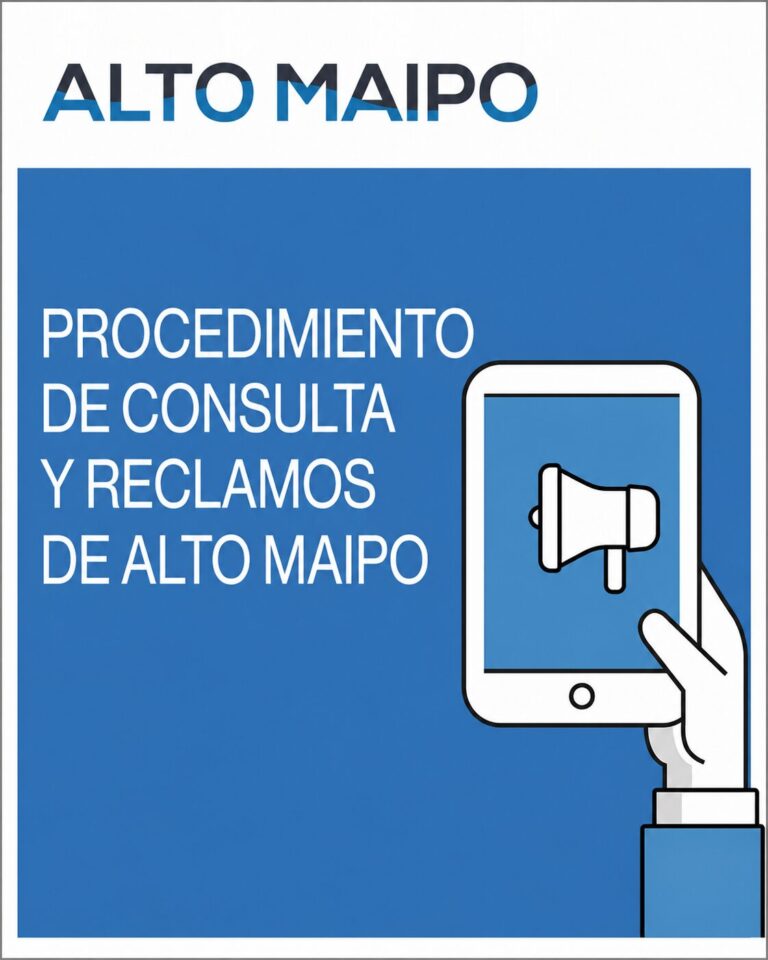 Alto Maipo define nuevos plazos y canales oficiales para resolver reclamos ciudadanos