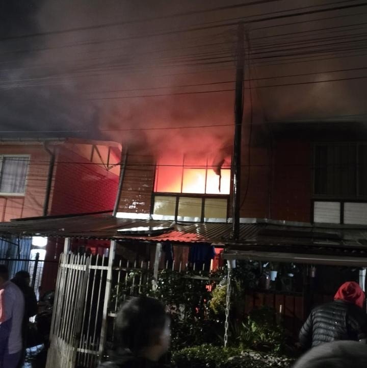 Incendio declarado y con peligro de propagación en la comuna