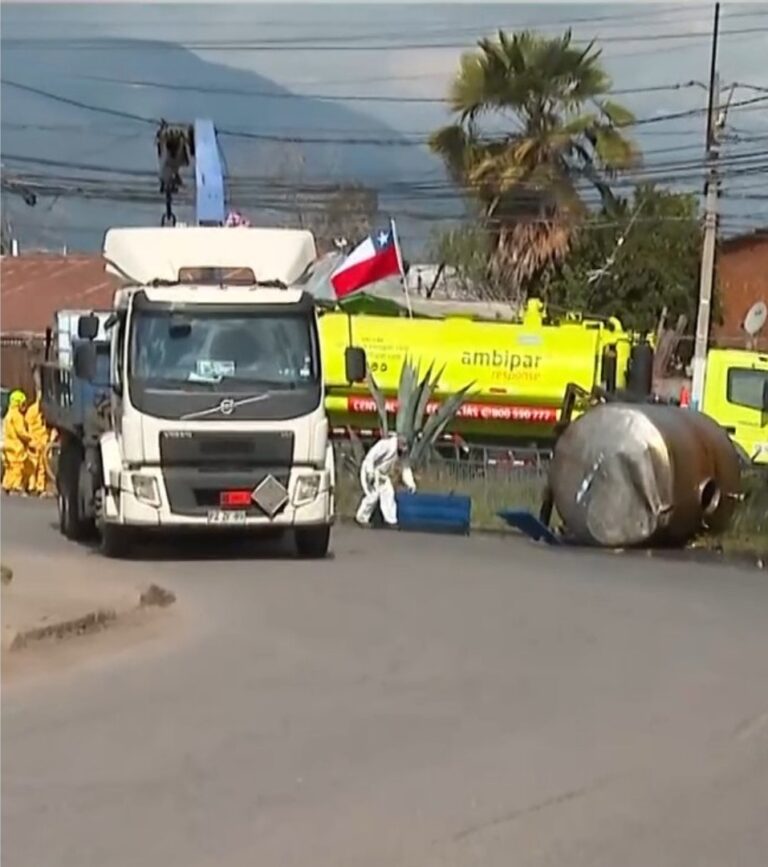 Derrame de ácido obligó a evacuar un jardín infantil